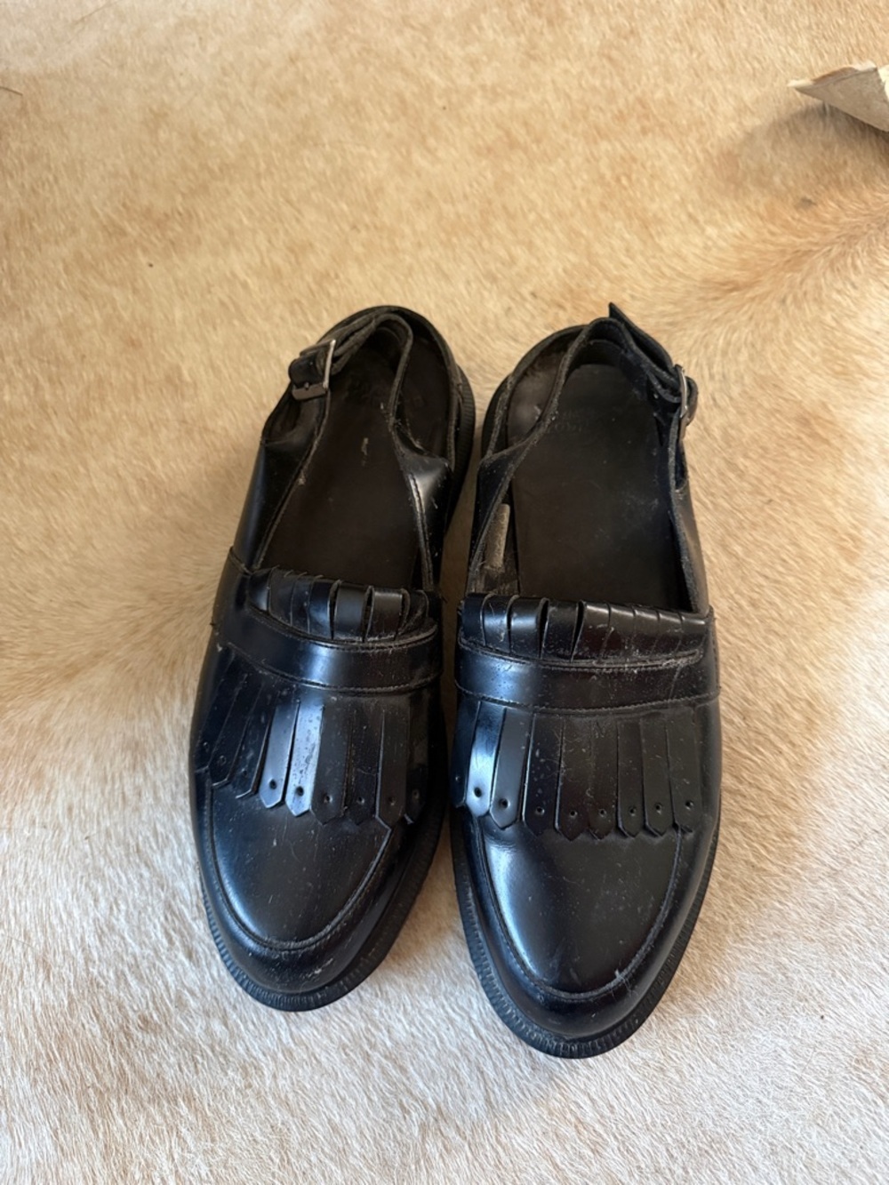 Dr Martens Valentine Slingback
Tassel fringe  Loafer Wingtip Oxford
Shoes Sz 9 - Picture 3 of 8
